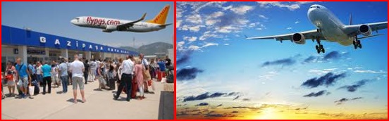Von Gazipasa Flughafen nach Alanya transfers